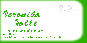 veronika holle business card